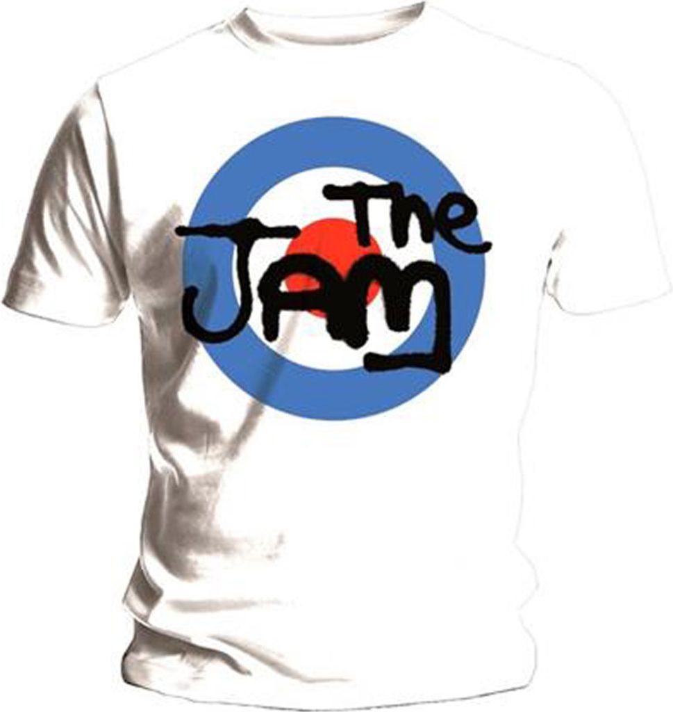 The Jam Spray Logo Mens White T Shirt: Small