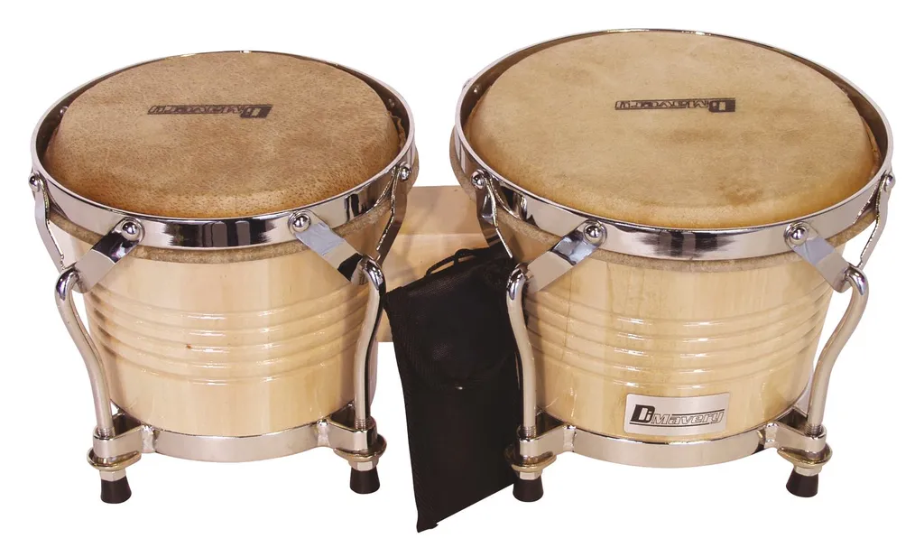 Bongos DIMAVERY BG-67 26052388 Idéal pour Apprendre et Progresser