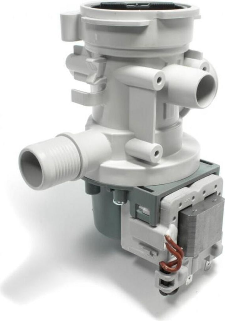 Ablaufpumpe mit Pumpenstutzen, Pumpe passend für Samsung Waschmaschine DC90-11110K