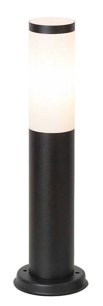 Rabalux 8147 Außenstehleuchte Black torch, E27, Rostfreier Stahl, schwarz-weiß, rund, Modern, ø73mm