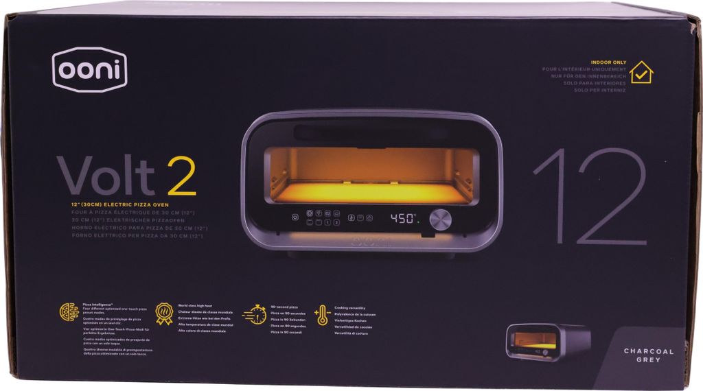 Ooni Volt 2 Four à pizza électrique gris/noir Image du produit 