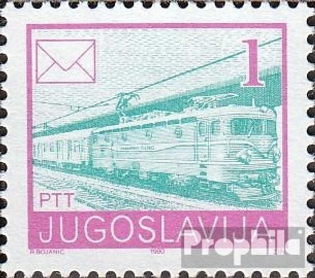 Briefmarken Jugoslawien 1990 Mi 2422A (kompl.Ausg.) Produktbild 