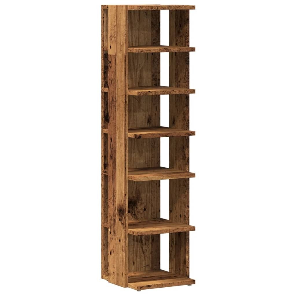 vidaXL Schuhschrank Altholz-Optik 28x27x102 cm Produktbild 