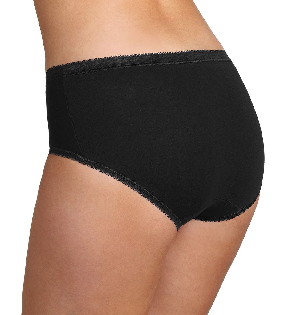 Sloggi Damen Basic+ Slip 2er-Pack – Hoch Geschnitten, Weiche Baumwolle Mit Lycra