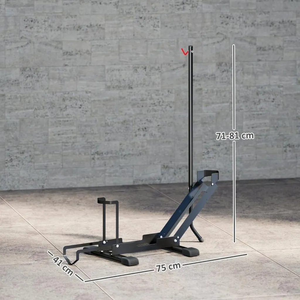 Râtelier pour Vélos Multiple en Acier Noir Support de Sol 80mm Large - 3