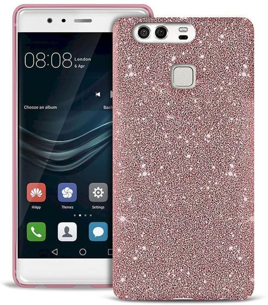 Shine Glitzer Cover Rose für Huawei P9 Produktbild 