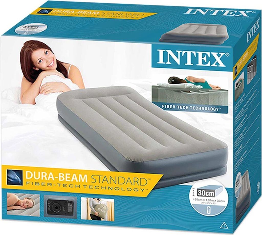 Intex Mid-Rise, Jednolůžková matrace, Obdélník, Vnitřní, Obrázek produktu 