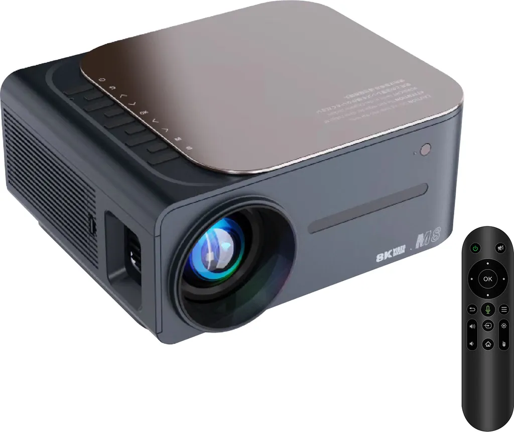 Vidéo-projecteur M8 intelligent HDR WiFi bi-bande et Bluetooth 5.0 - 2