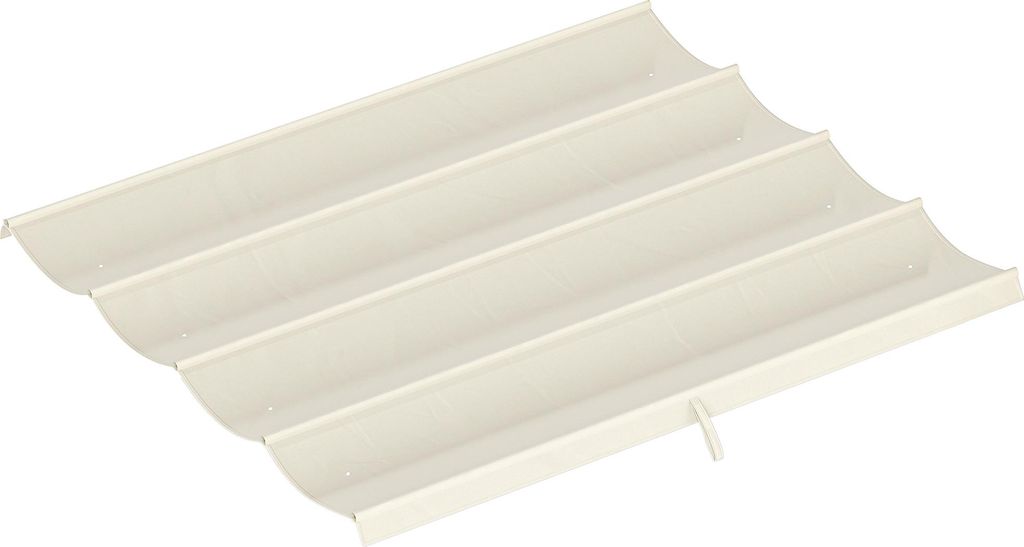 Ersatzdach für 2,85 x 2 m Gartenpavillon, ausziehbar, einfache Montage, Polyester, Cremeweiß