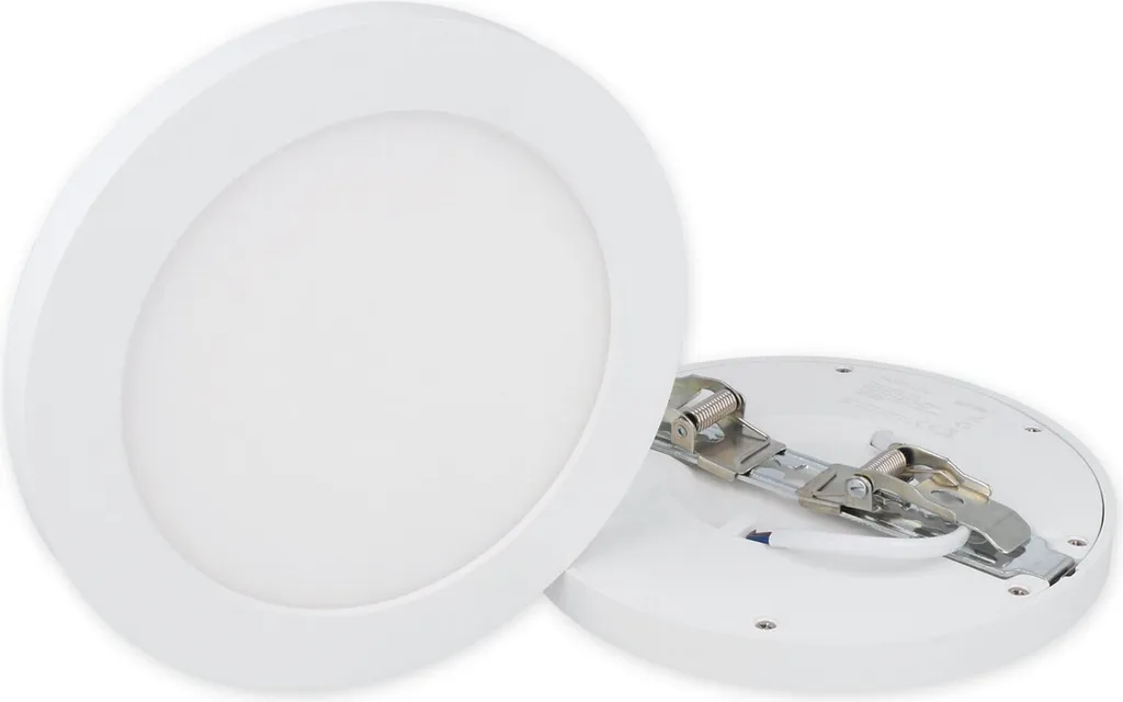 Linea LED 12W Pannello LED Plafoniera Faretto bianco caldo 1010 lumen Rotondo