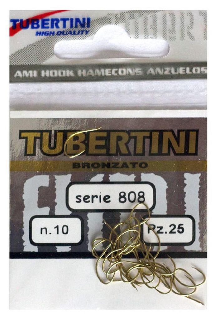 25 Schonhaken Tubertini Angelhaken ungebunden Gr. 10