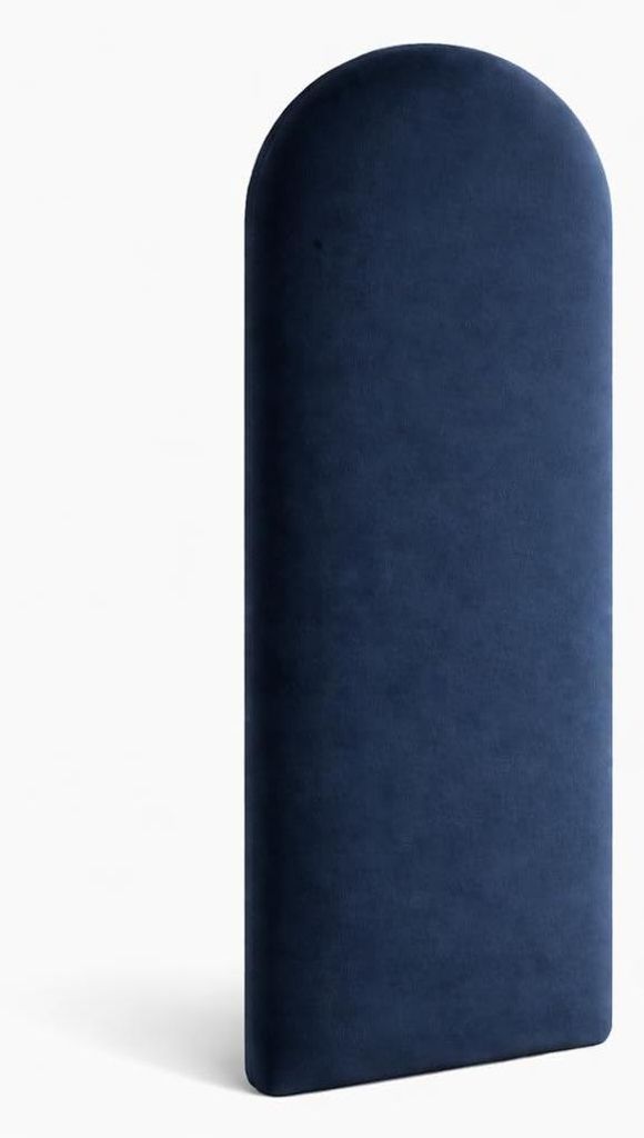 Angelo | Wandkissen - Wandpolster - 3D Wandpaneele Bett - 70x20 cm - Dunkelblau - Gepolstert Paneele Wand - ZAUN