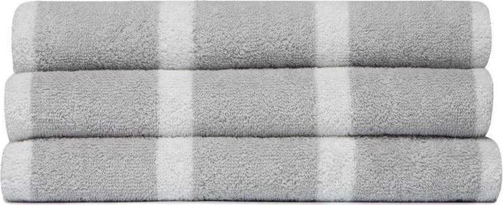 Seahorse Handtücher deny Streifen Grau Hellblau Indigo Rot 100% Baumwolle Frotteetücher Frottier saugstark 70x140 cm