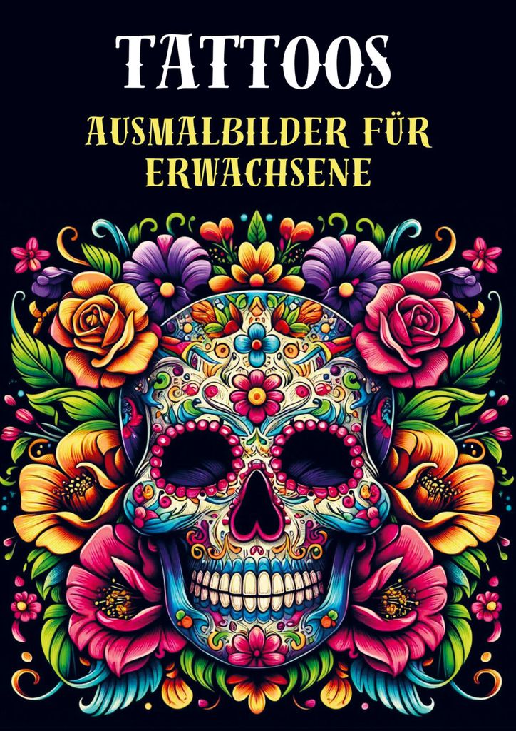 Ausmalbilder für Erwachsene - Tattoos Produktbild 