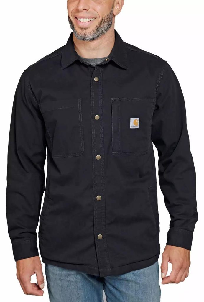 Carhartt Rugged Flex Schwarzes isoliertes Hemd