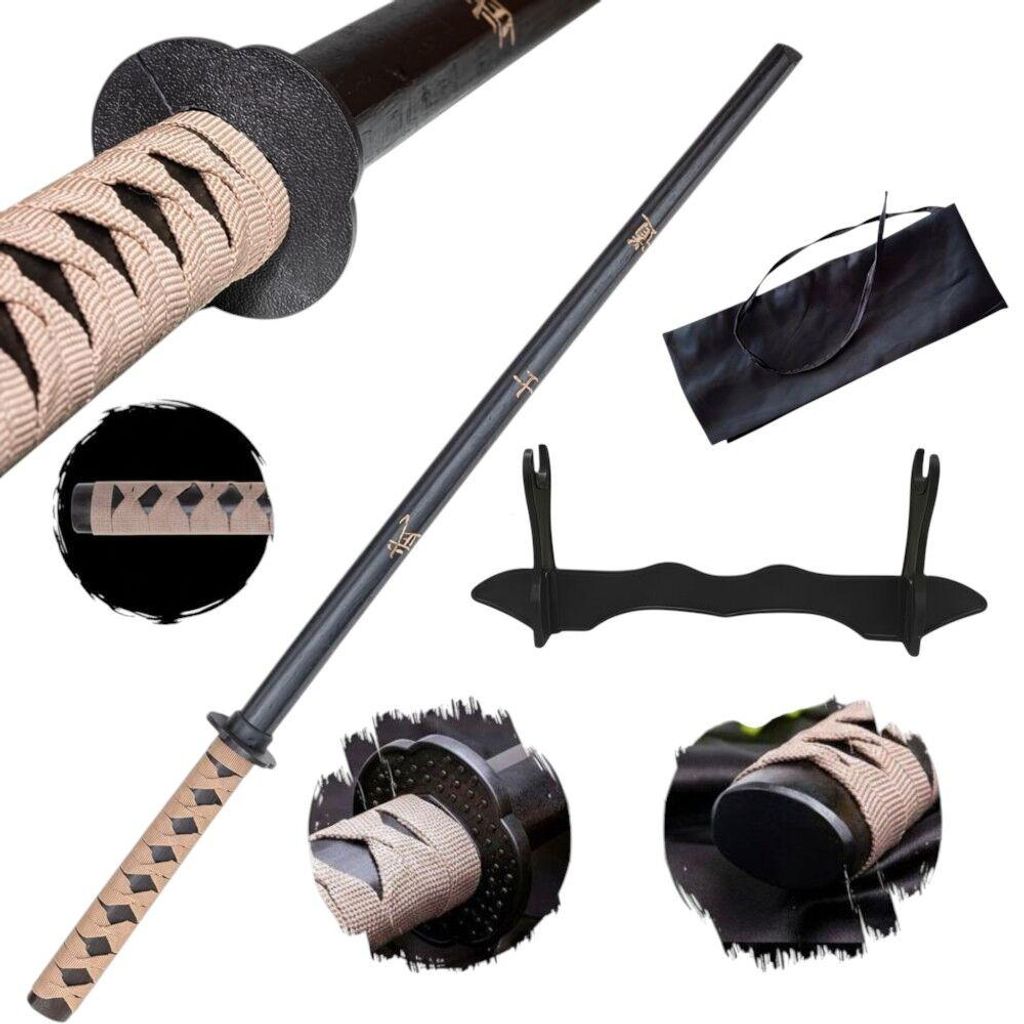 Dekoratives Samurai-Holzschwert Bokken – Bushido Design – Produktbild 