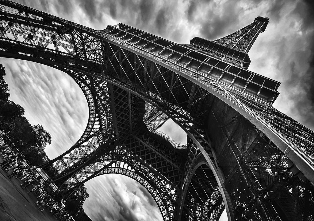 Fototapete Vlies 12672V8 Paris Eifelturm 4-tlg. 368 x 254 cm