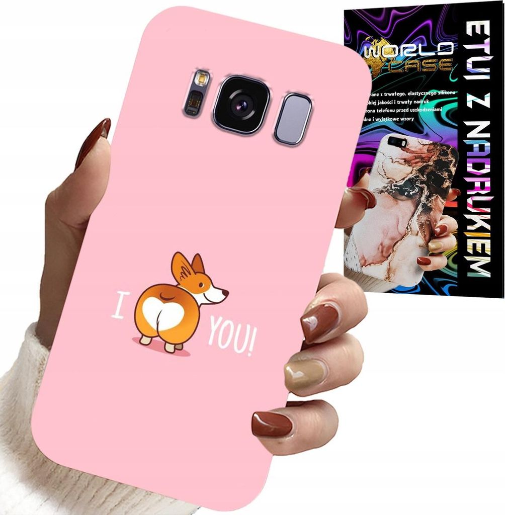 Fall Für Samsung Galaxy S8 - Lustige Designs Ich Liebe Dich Hund Fall