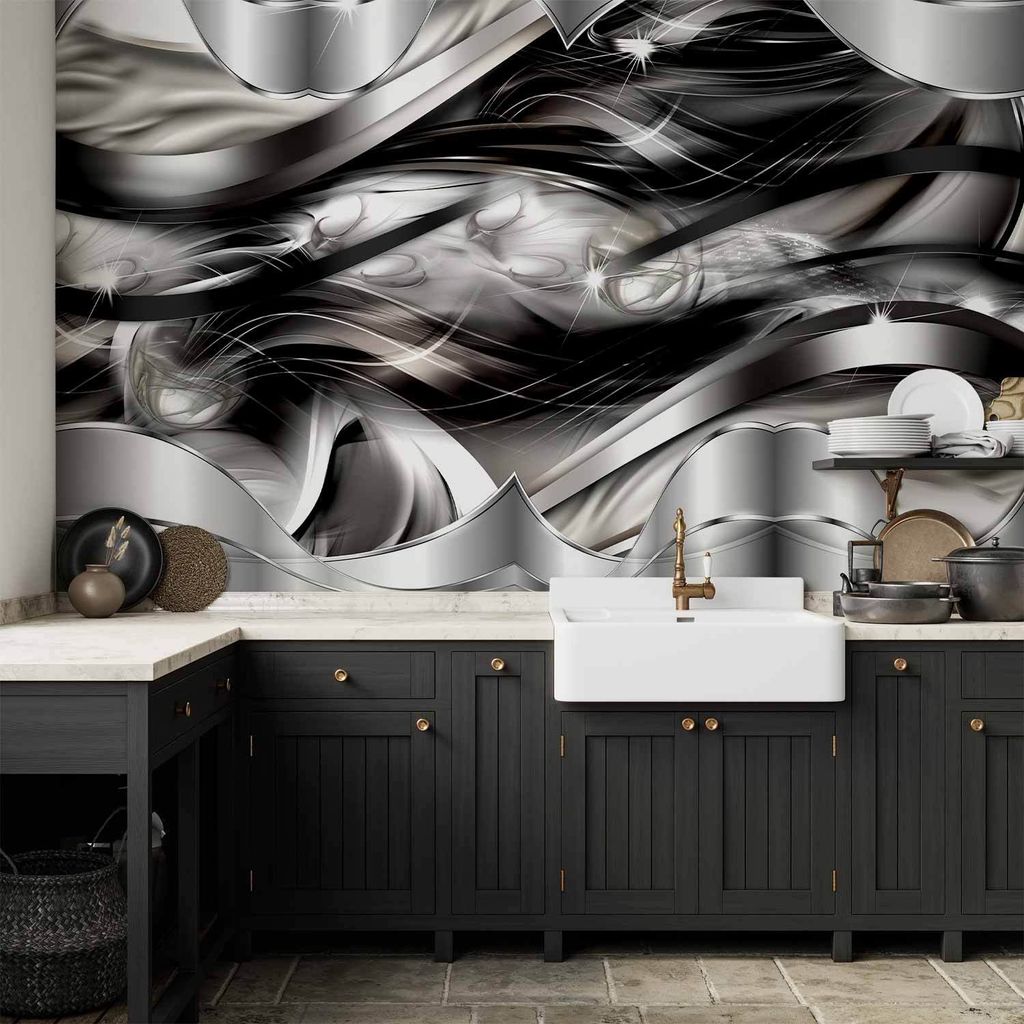 Vlies Fototapete - Platinum fog 100x70 cm Abstrakt a-A-0101-a-b