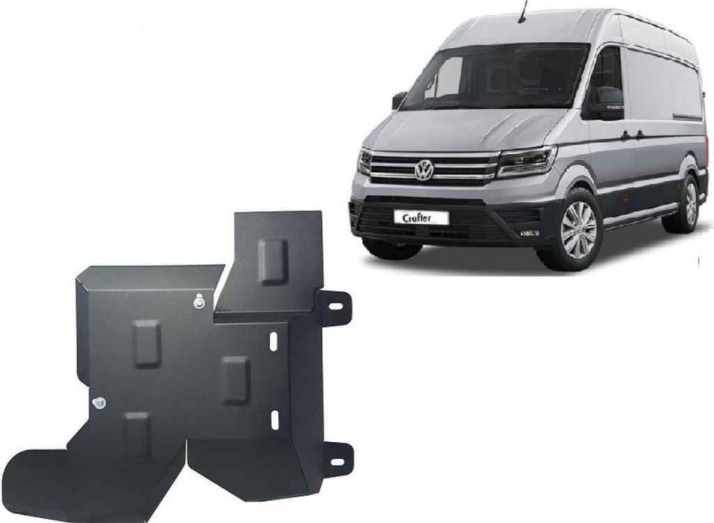 Stahl Unterfahrschutz für AdBlue-Tank Vw Crafter - 18 Liter 2017-2020 model
