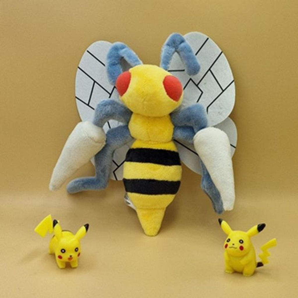 Pokemon Bibor Kuscheltier - 17 cm Plüschtier Beedrill Produktbild 