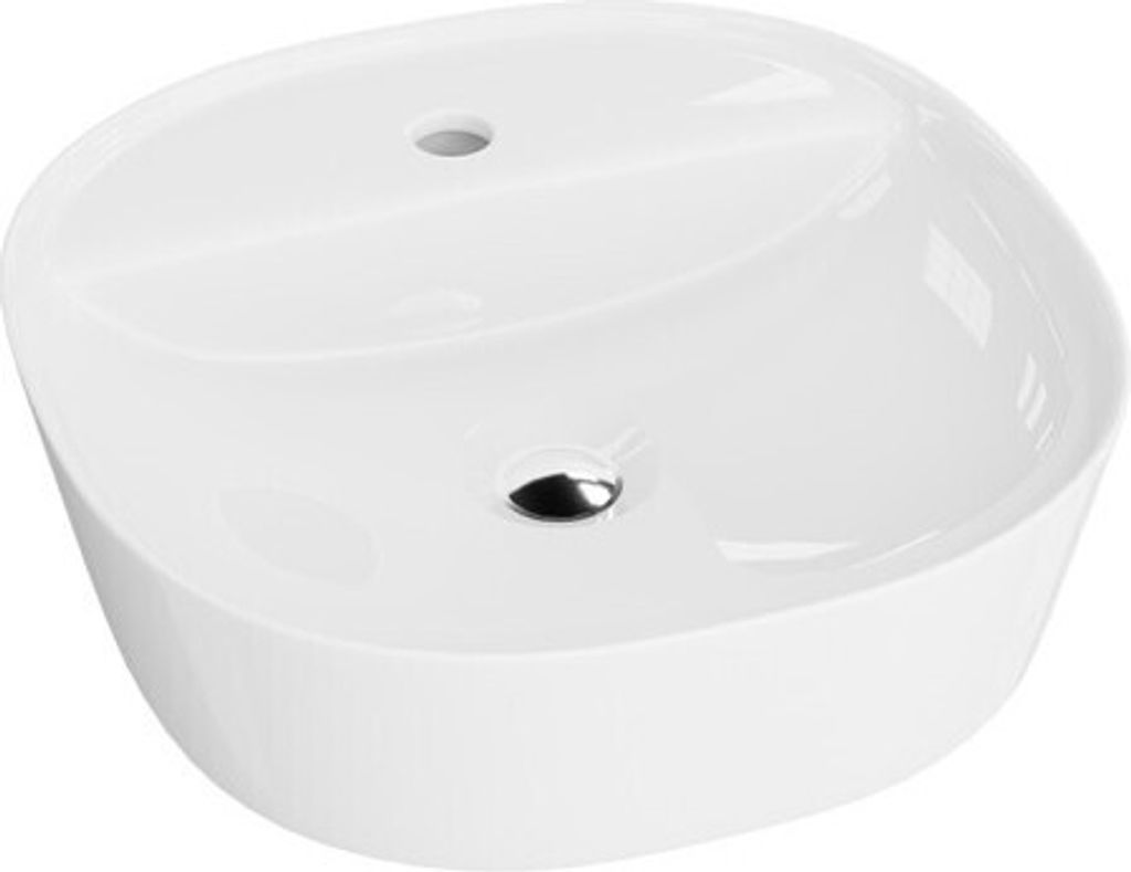LAVITA Aufsatzwaschtisch Pereya Mini | Aufsatzwaschbecken Quadrat | Waschbecken ohne Überlauf und mit Hahnloch | Aus hochwertigem Porzellan | Wasc...