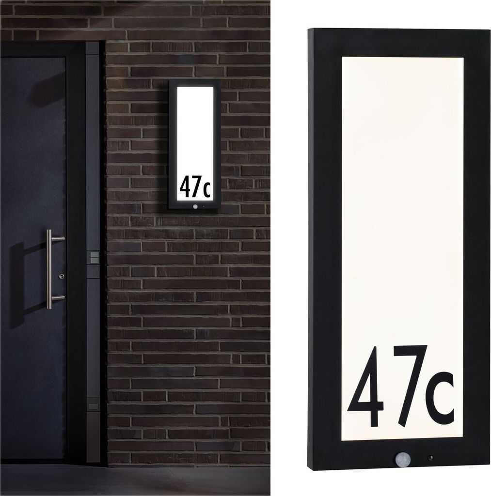 Paulmann Outdoor Panel 20x60 cm IP44 10W 230V Anthrazit