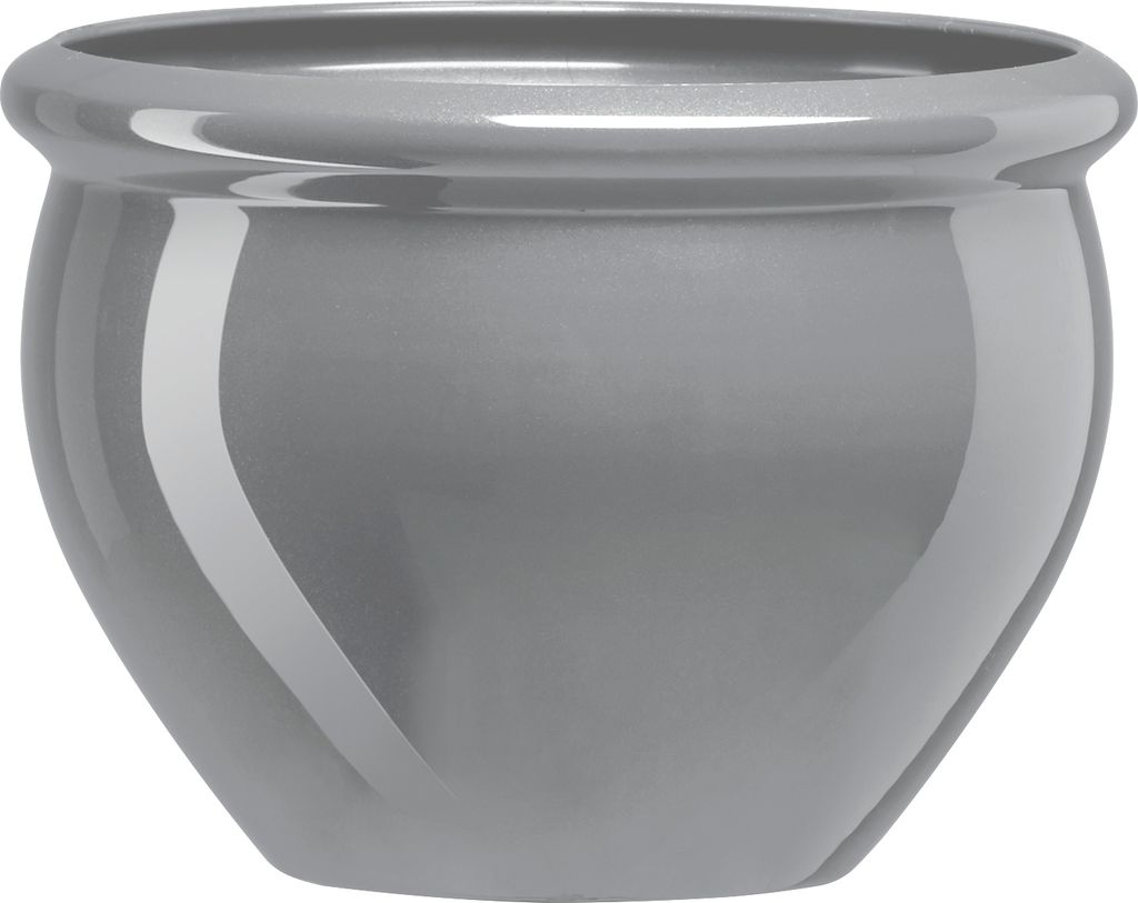 Poétic SIENA NOBILE Pflanzentopf Staubgrau Ø 26 cm - Kunststoff