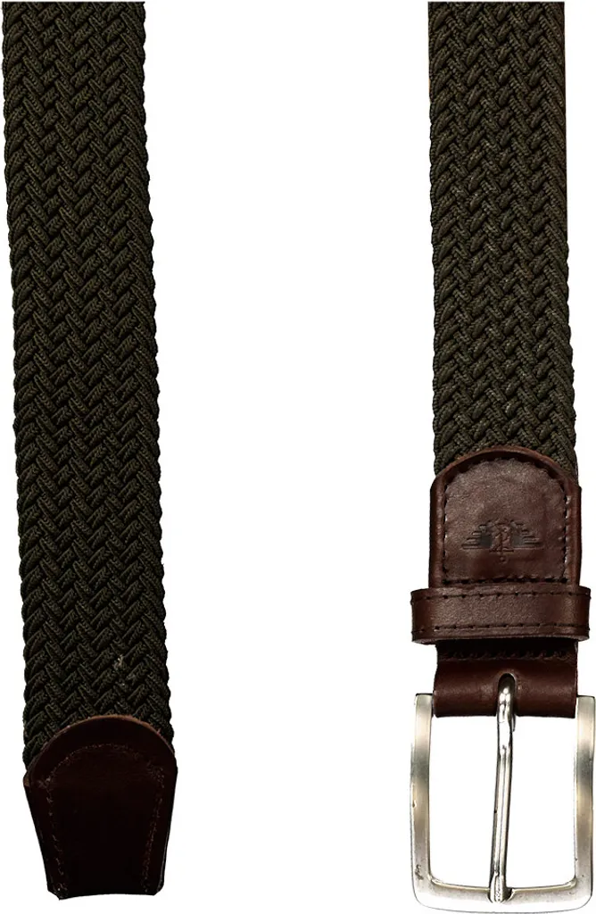 Cintura Uomo Dockers Verde Intrecciata 95 - Resistente e Flessibile