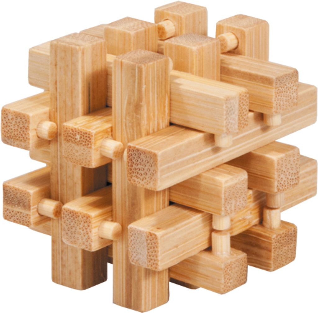 Logikspiel IQ 3D-Puzzle in Metallbox-2, Fridolin