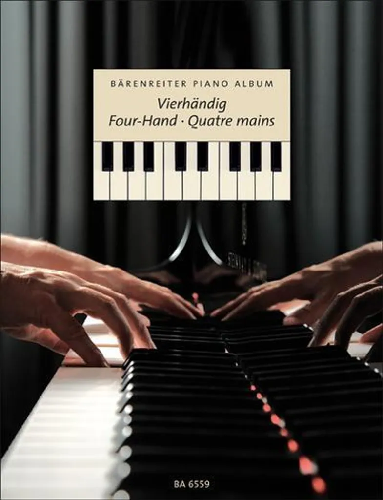 Livre Partition Piano 4 mains Bärenreiter Album pour jouer en duo