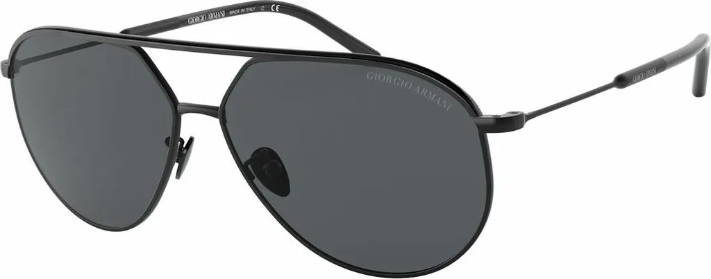Lunettes de soleil AR6120J Giorgio Armani en métal avec verres foncés