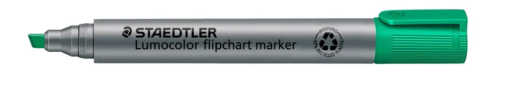 Staedtler 356 B-5 Lumocolor: Marcatore Verde per Blocchi Flipchart