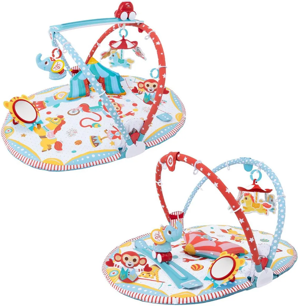 Tapis de sol bébé interactif Yookidoo pour stimuler le temps sur le ventre