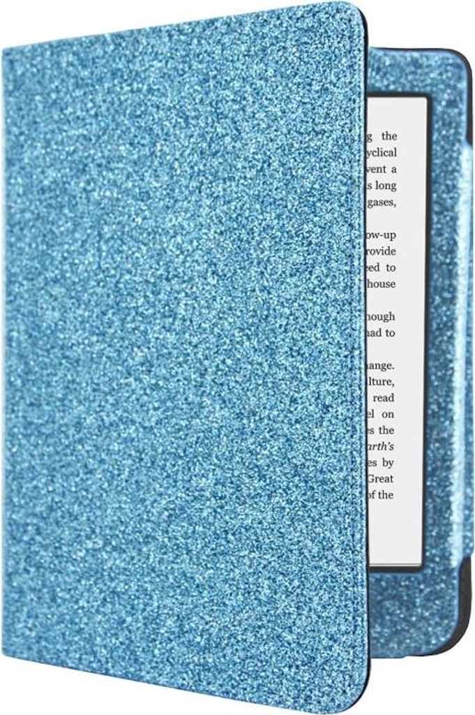 Dutch Shield - Luxe Case Hülle für das Tolino Shine 4 Ebook - Klapphülle Ereader Schutzhülle Cover Blau