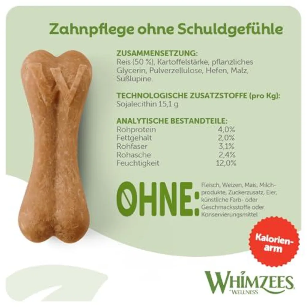 Friandise dentaire chien sans céréales - Bâtonnets riz WHIMZEES M/L - 4