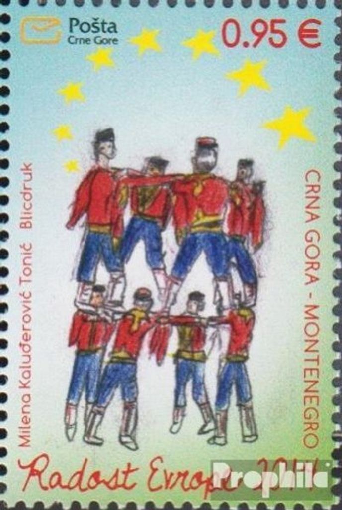 Briefmarken Monte 2014 Mi 359 (kompl.Ausg.) postfrisch Kindertreffen Freude Europas