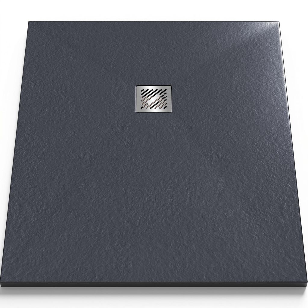 Mai & Mai Duschwanne 80x100x3cm Duschtasse aus Mineralguss Produktbild 