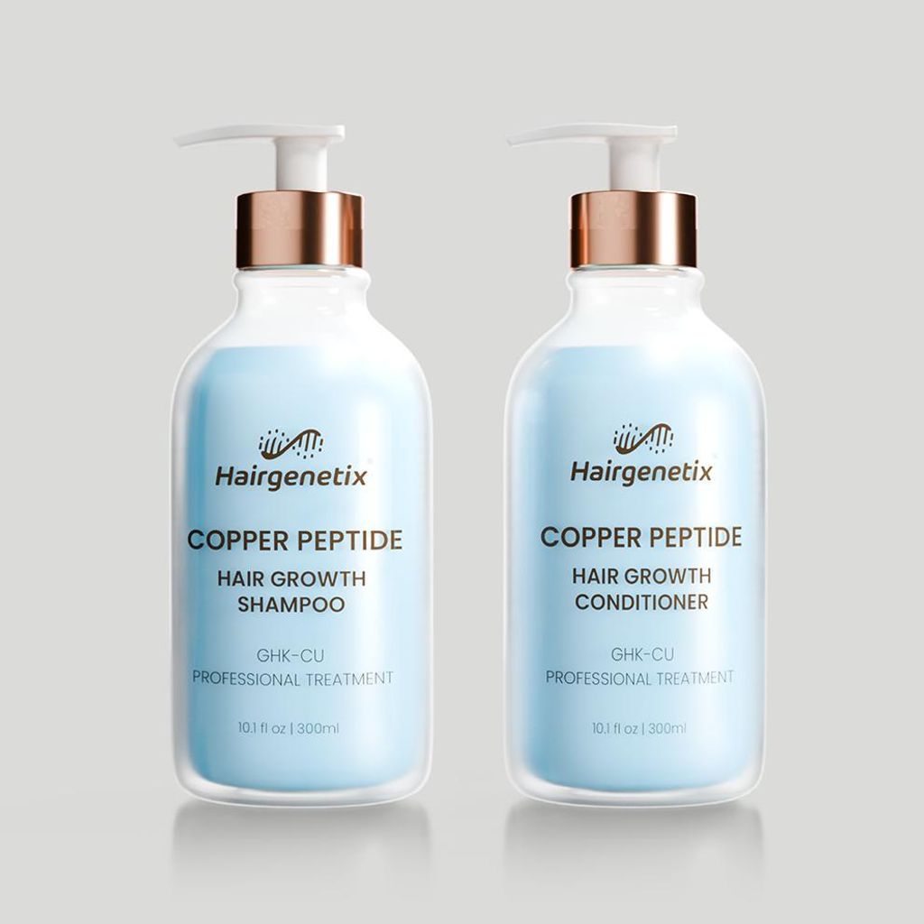 GHK-Cu Shampoo & Conditioner Set - Kupferpeptide - Hairgenetix