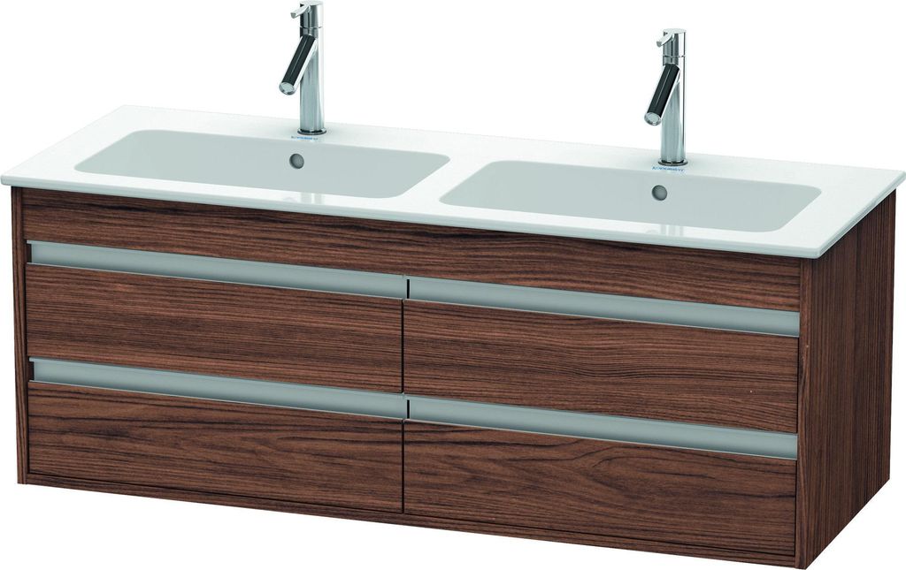 Duravit Ketho Waschtischunterbau wandhängend, 1270x480x475 mm, 4 Schubkästen, für ME by Starck 233613, KT643302121