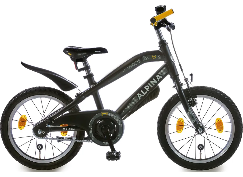 Vélo enfant Alpina Trial pignon fixe anti-déraillement 18 pouces