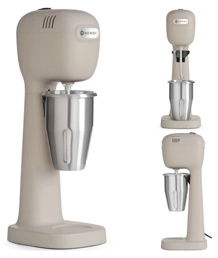 Shaker Spieniacz Do Koktajli Mlecznych 400 W Karmelowy - Zdjęcie produktu 