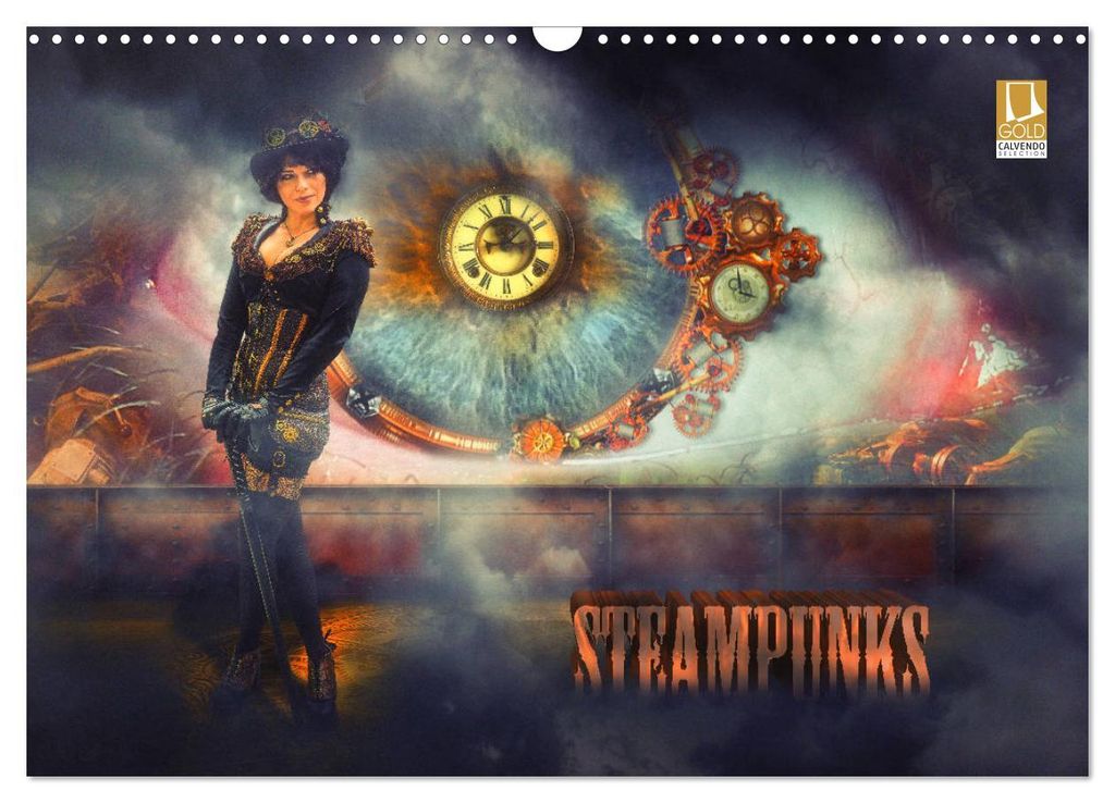 Steampunks (Wandkalender 2027 DIN A3 quer), CALVENDO Monatskalender