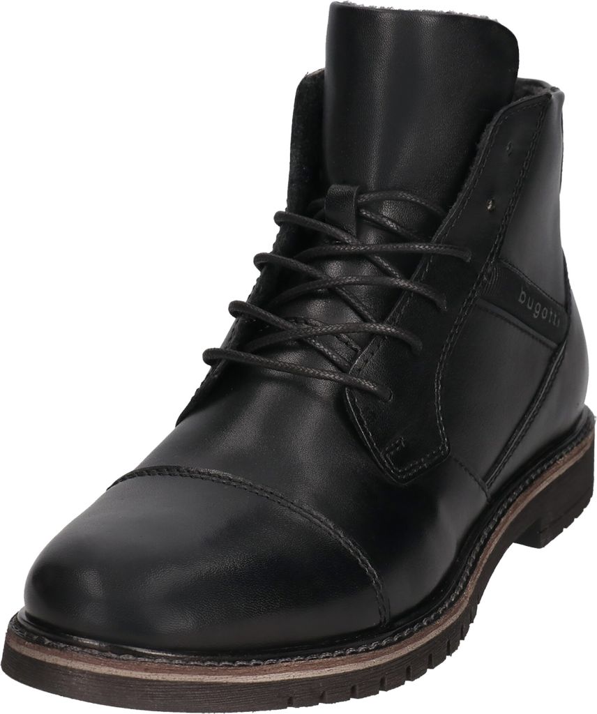 Bugatti Schnürstiefel Schwarz in Gr. 46