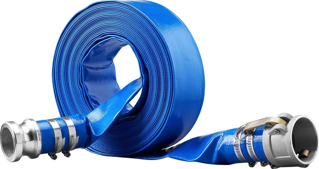 Tuyau d'évacuation piscine en PVC avec raccords rapides Camlock 2 pouces