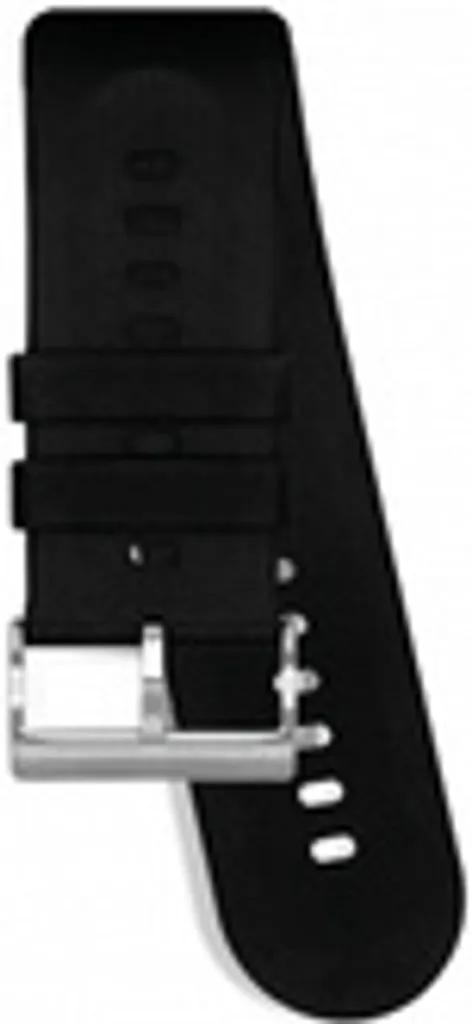 Bracelet silicone noir STRAP-SI-01 flexible et durable pour Newland WD1