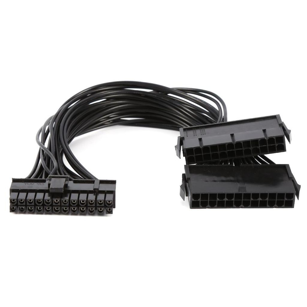 24Pin Mining Dual PSU Adapter ATX câble d'alimentation Image du produit 