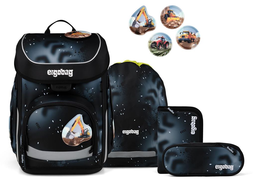 Ergobag Cubo FundBärment - 5-teiliges Schulranzenset, Produktbild 