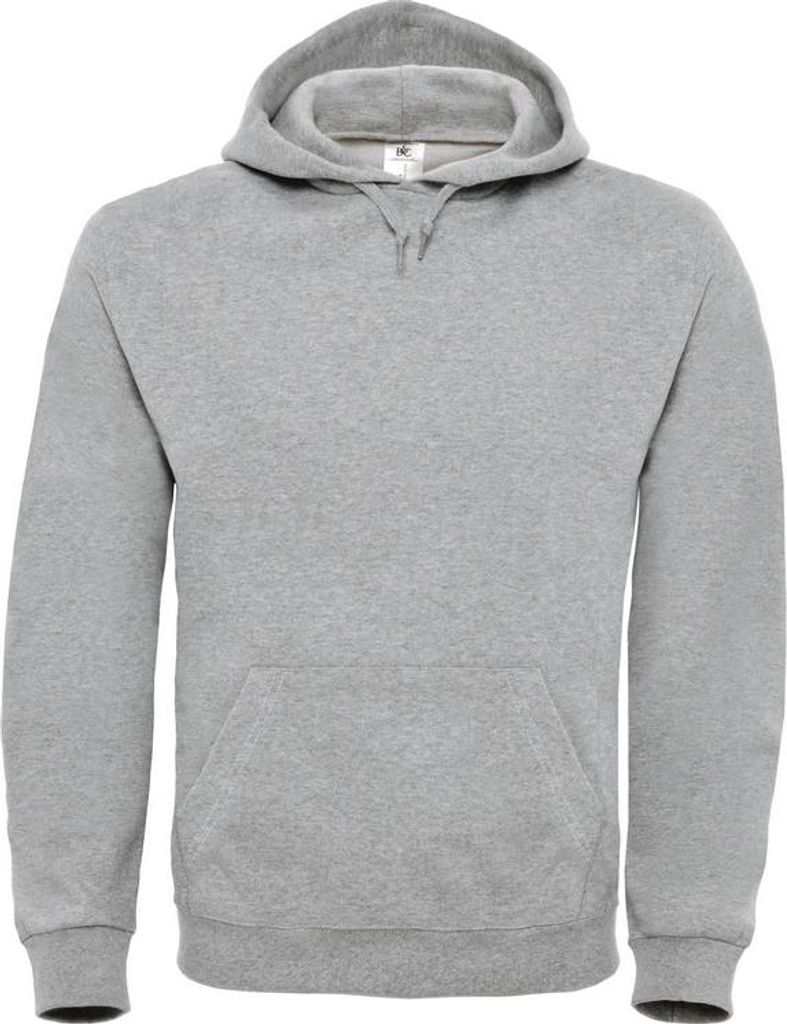 Männer mit Kapuze - B&C ID.003 - heather grey - Größe 3XL