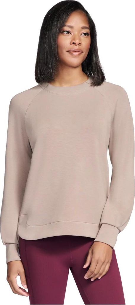 Skechers Skechluxe Elevate Crewneck LT152-TPBR, Sweatshirt, Damen, Beige